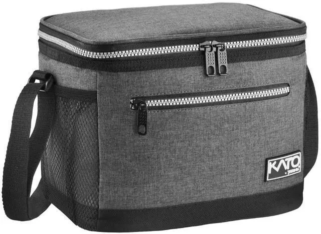 Main image of Tirrinia Insulated Lunch Box for Adults Men Women - Leakproof Lunch Bag, Soft Cooler for Work, Beach, Travel & Picnic, Dark Grey
