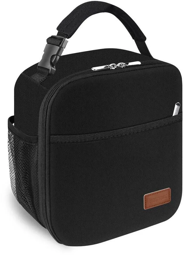 Main image of Femuar Lunch Box for Men Women Adults, Small Lunchbox for Work Picnic - Reusable Lunch bag Portable Lunch tote, Black