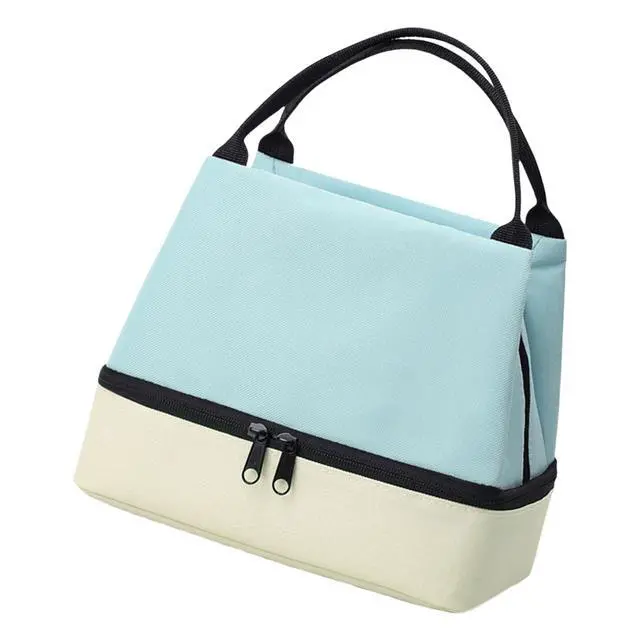 Alt view image 6 of 7 - Multifunctional Lunch Pouches with Separate Compartments Portable for Meals and Drinks Accessory for Daily Commuters