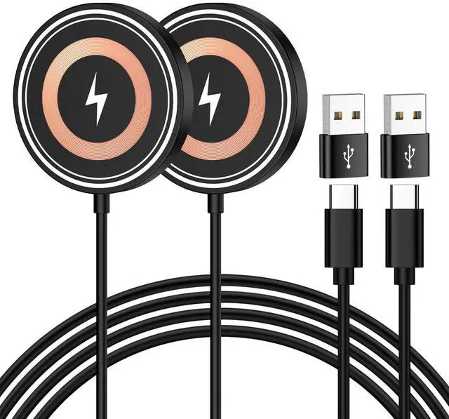 Main image of for Samsung S26 Ultra Magnetic Wireless Charger Fast Charging Pad for Galaxy S26 S26+ S25 FE Ultra S24 S23 S22 S21 Z Fold7,15W USB-C/A Android Phone Wireless Magsafe Charger for iPhone 17e 17 16 15 14