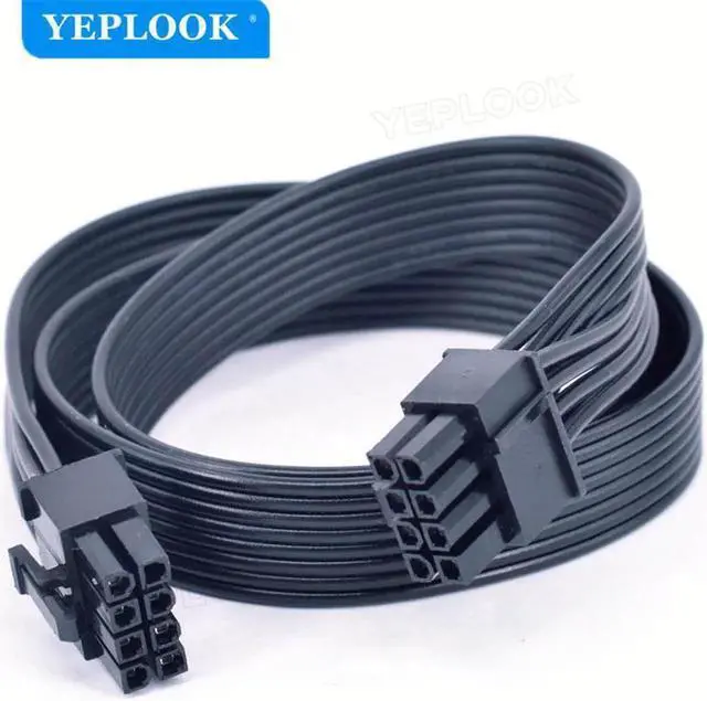 Alt view image 5 of 6 - JAENFONG PCIe 8Pin to 8Pin 6+2Pin GPU Cable 60CM 18AWG For CoolerMaster MWE V2 Gold Fully Modular 550W 650W 750W 850W 1050W 1250W