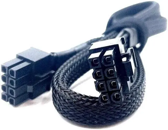 Alt view image 6 of 6 - JAENFONG PSU 8Pin to PCIe 8Pin 6+2P GPU VGA Power Cable Sleeved for CORSAIR CX430 CX450 CX500 CX600 CX650 CX750 Bronze Modular Power Unit