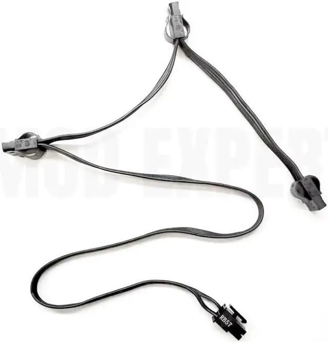 Alt view image 3 of 6 - JAENFONG Genuine Seasonic 3 Molex IDE 4Pin Peripheral Straight Modular Power Cable for Seasonic PRIME, FOCUS, CORE, M12II EVO, SnowSilent