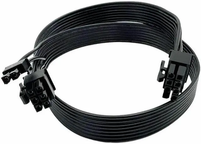 Alt view image 3 of 6 - JAENFONG Original New PCIe 8Pin to 6+2Pin VGA GPU Power Cable for CORSAIR RM450 RM550 RM650 RM750 RM850 RM1000 Modular Power Supply 650mm