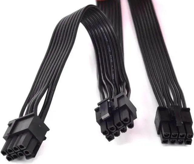 Alt view image 3 of 3 - JAENFONG GIGABYTE GPU Power Cable PCIe 8Pin to Dual 8Pin(6+2) for GIGABYTE Full Modular B700H B750H B850H P700H P750H P850H G700H G750H G850H P700GM P750GM P850GM P1000GM