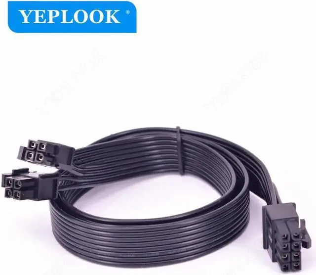 Alt view image 2 of 6 - JAENFONG CPU 8Pin to 8Pin (4+4Pin) Power Supply Cable 12V 18AWG 60CM For Seasonic PRIME All Series PSU GX/PX/TX/Snow Silent/Gold/Ultra Gold/Platinum/Ultra Platinum/Ultra Titanium