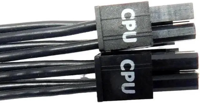 Alt view image 5 of 6 - JAENFONG Genuine New Seasonic X-1250, X-1050, X-850, X-750, X-650 Gold Modular PSU 8Pin to 4+4Pin EPS 12V CPU Power Cable Flat 18AWG 70CM