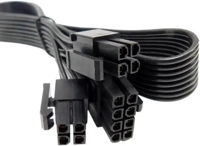 Alt view image 3 of 3 - JAENFONG Original Seasonic EPS 12V CPU Power Cable PSU 8Pin to 4+4Pin for PRIME 1000W, 850W, 750W, 650W Titanium Modular PSU 18AWG 70CM