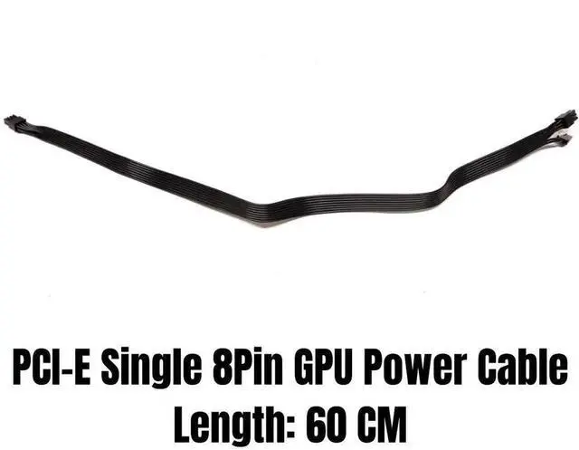 Alt view image 4 of 6 - JAENFONG YEPLOOK GPU Power Cable PCIe Single 8Pin 6+2Pin for Corsair RM1200x SHIFT, RM1000x SHIFT, RM850x SHIFT, RM750x SHIFT Modular Power