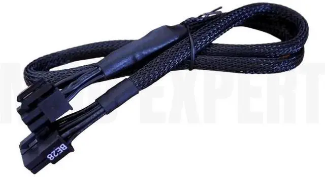 Alt view image 4 of 6 - JAENFONG Original New SEASONIC PCI-E 8Pin 6+2Pin Sleeved VGA GPU Power Cable for Platinum 660W 760W 860W 1050W 1200W P Series Modular PSU