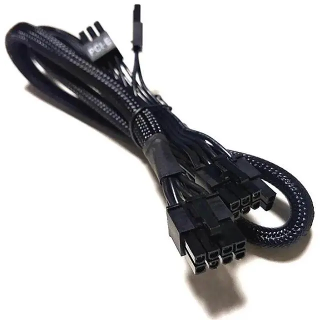 Alt view image 4 of 5 - JAENFONG Original Seasonic CORE Modular GC PSU 8Pin to 2x8Pin 6+2Pin PCIe VGA GPU Power Cable Braided for SSR-650LC, SSR-550LC, SSR-500LC