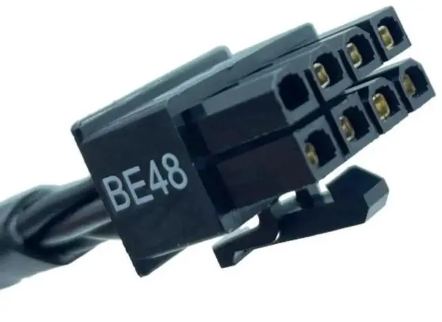 Alt view image 4 of 6 - JAENFONG Original Dual 8Pin 6+2Pin PCI-e VGA GPU Power Cable Braided for Seasonic SSR-750RM/650RM/550RM/450RM/360RM G-Series Modular PSU