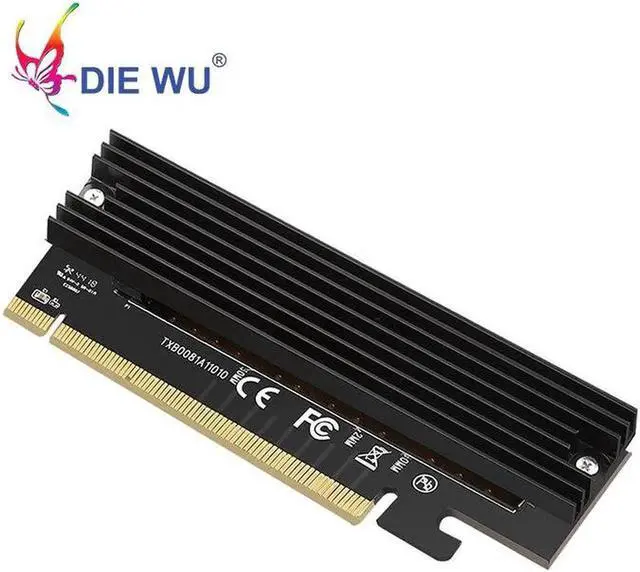 Alt view image 3 of 5 - JAENFONG M.2 SSD Drive with NVME Protocol M2 Adapter to PCI Express 3.0X16 Controller Card M Interface Key Support PCI Express 3.0x4 2230