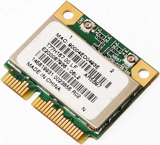 Alt view image 6 of 6 - JAENFONG Atheros AR9287 AR5B97 Wireless BGN 300 Mbps 802.11 b/g/n Half PCI-E Wifi Card