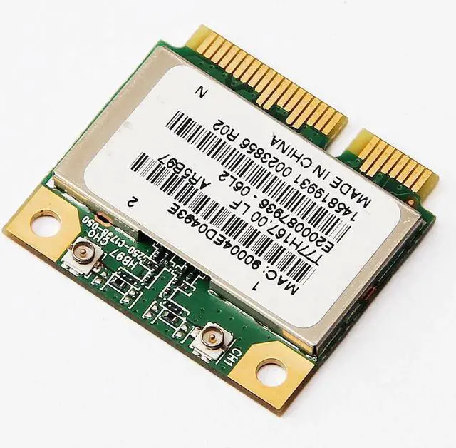 Alt view image 2 of 6 - JAENFONG Atheros AR9287 AR5B97 Wireless BGN 300 Mbps 802.11 b/g/n Half PCI-E Wifi Card