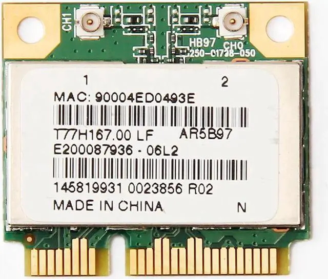Main image of JAENFONG Atheros AR9287 AR5B97 Wireless BGN 300 Mbps 802.11 b/g/n Half PCI-E Wifi Card