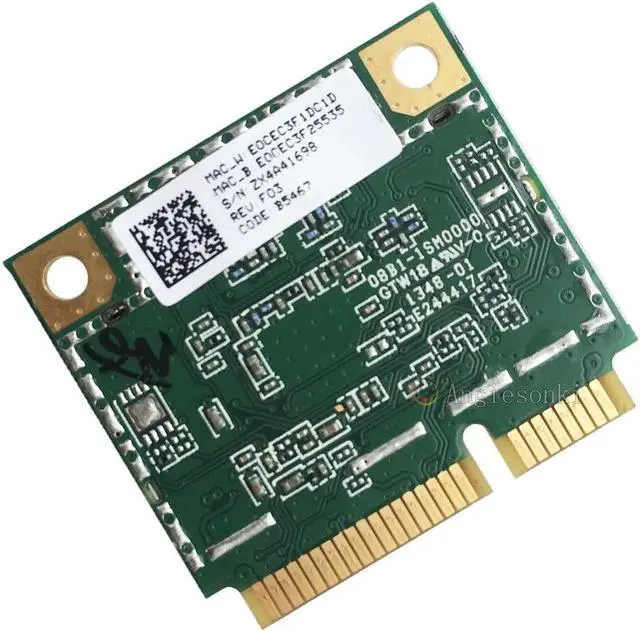 Alt view image 2 of 4 - JAENFONG Atheros AR9462 AR5B22 Mini PCI-E 802.11N WIFI WLAN CARD Bluetooth 4.0 2.4 & 5Ghz