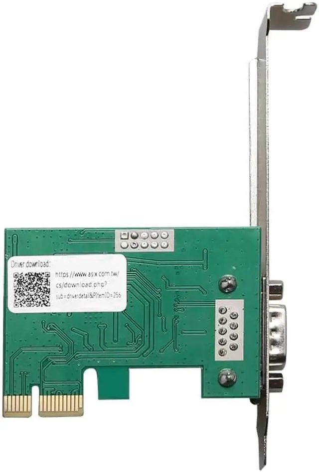 Alt view image 5 of 6 - JAENFONG PCIe Serial Card RS232 RS-232 serial Ports and Connectors COM Expansion card with Chip AX99100B