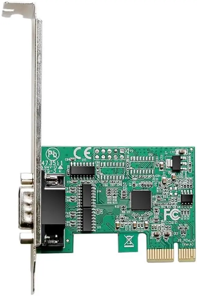 Alt view image 6 of 6 - JAENFONG PCIe Serial Card RS232 RS-232 serial Ports and Connectors COM Expansion card with Chip AX99100B