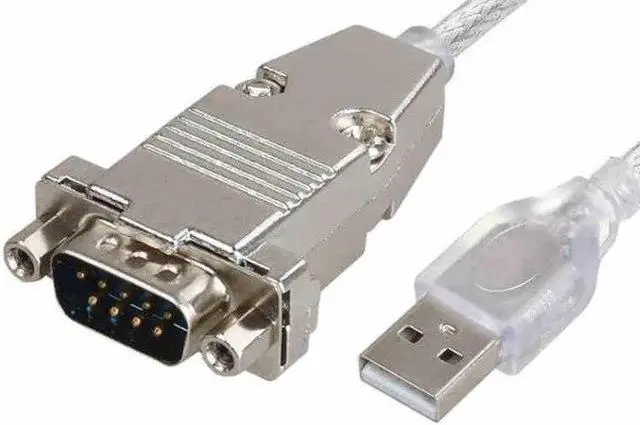 Alt view image 3 of 3 - JAENFONG USB to RS232 DB9 Serial Cable Converter Adapter with CH340 Chipset for Windows 10 with metal shell