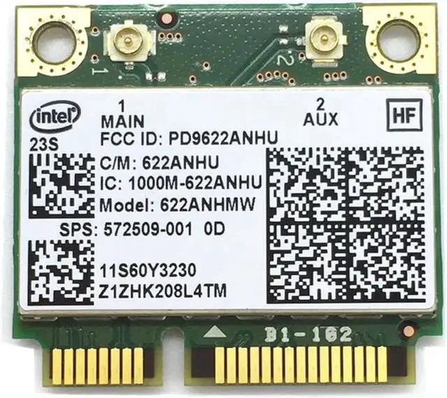 Main image of JAENFONG Wifi card 300Mbps Intel 6200 622ANHMW 572509-001 60Y3231 T410 T410i T510 T510i W510 T410s X201 X201i X201s