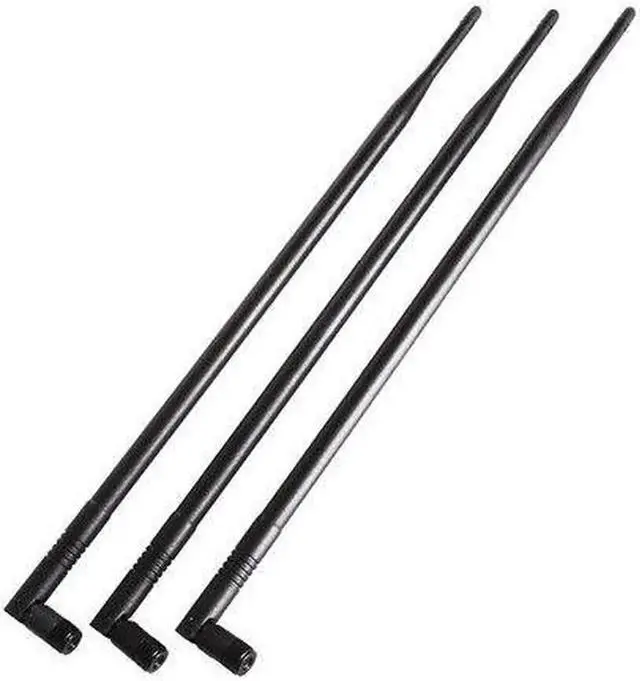 Main image of JAENFONG 3 x 9dBi RP-SMA High Gain WiFi Antennas Linksys EA6900 ASUS RT-AC66U RT-AC68U
