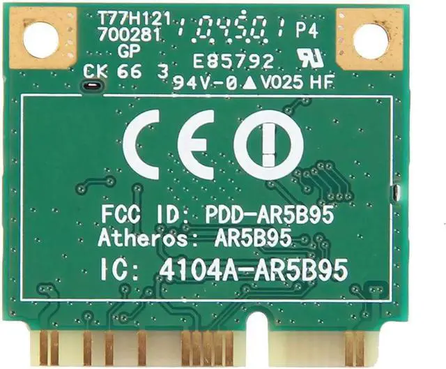 Alt view image 2 of 4 - JAENFONG Atheros AR5B95 AR9285 802.11B/G/N Half Mini PCI-E Card