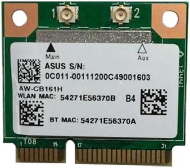 Main image of JAENFONG Azurewave Realtek RTL8821AE 802.11AC 433Mbps WiFi Bluetooth 4.0 Combo Wlan Adapter half Mini PCI-e bluetooth Wireless wifi card