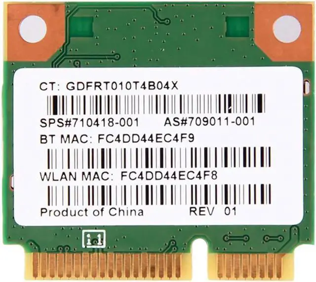 Alt view image 7 of 7 - JAENFONG For Intel MT7630E 2.4G WiFi Wireless Bluetooth 4.0 PCI-E Half Wifi Card