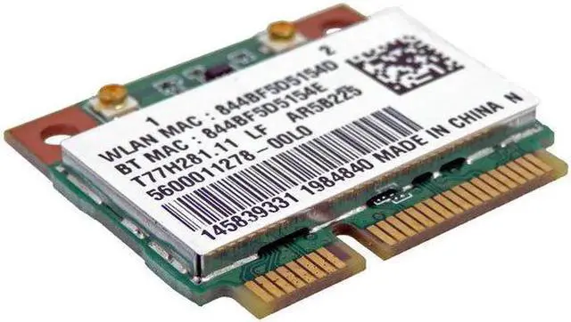 Main image of JAENFONG NEW Atheros WIFI Wireless N and Bluetooth 4.0 Combo Half Mini PCI-E Card AR5B225
