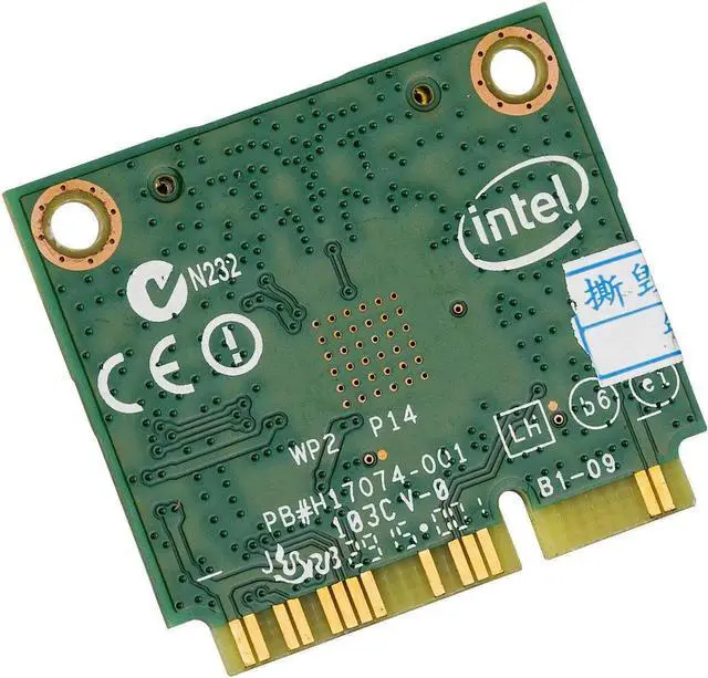 Alt view image 2 of 6 - JAENFONG Wireless 802.11 AC 7260HMW Dual Band WiFi Bluetooth 4.0 Half Mini PCI-e Card