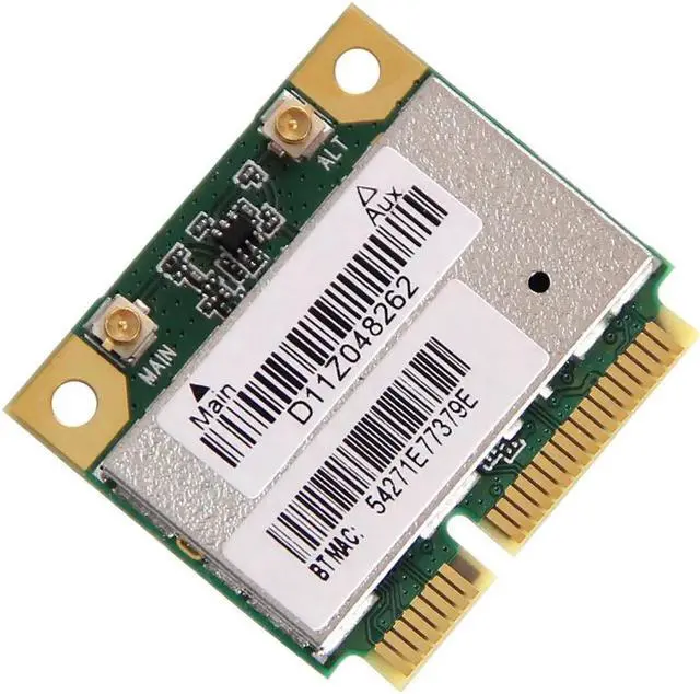 Alt view image 4 of 5 - JAENFONG Atheros AR5B225 WIFI Wireless802.11b/g/n Bluetooth 4.0 Half Mini PCI-E Card