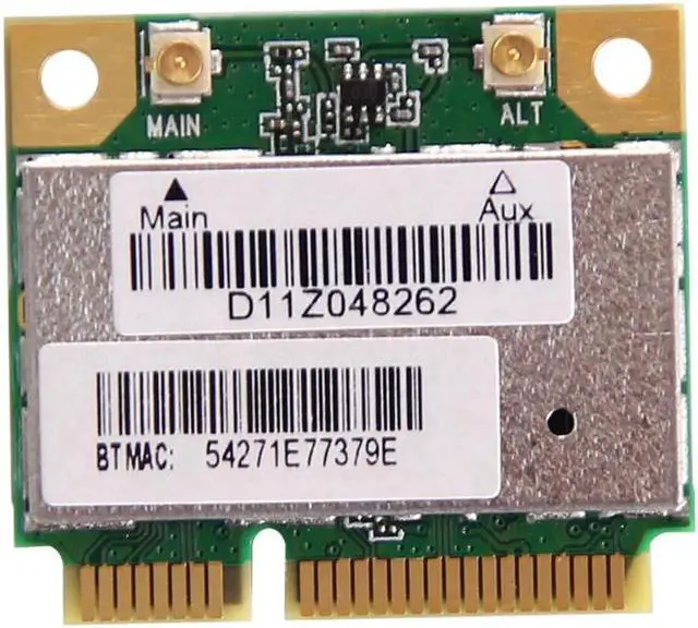 Alt view image 2 of 5 - JAENFONG Atheros AR5B225 WIFI Wireless802.11b/g/n Bluetooth 4.0 Half Mini PCI-E Card