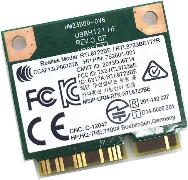 Alt view image 2 of 4 - JAENFONG For RTL8723BE Wifi 300Mbps+Bluetooth 4.0 MINI PCI-E Card 753077-001 for 470 455 450 G2