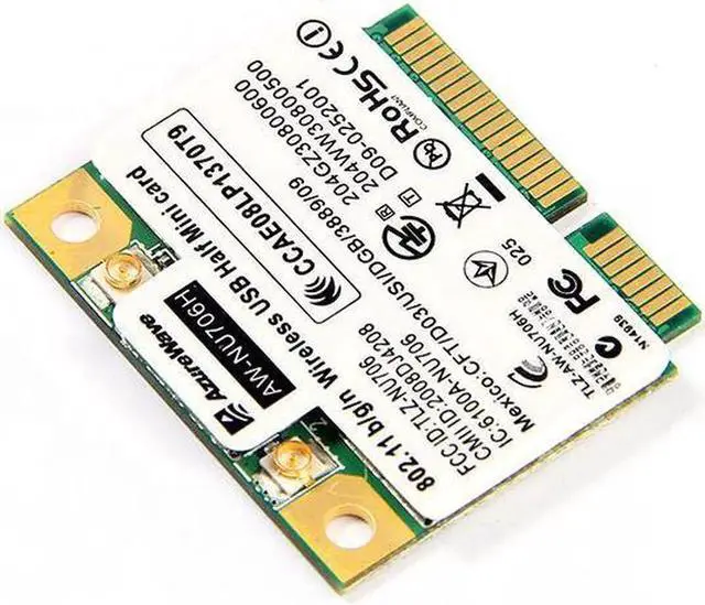 Alt view image 6 of 6 - JAENFONG AW-NU706H RT3070L Wireless Wifi WLAN Half Size Mini PCIe Card 802.11 b/g/n 300M