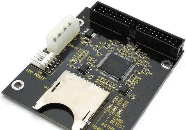 Alt view image 3 of 4 - JAENFONG 3.5" 40Pin 40-Pin Male IDE To SD/SDHC/MMC memory Card SD to 3.5 IDE Adapter