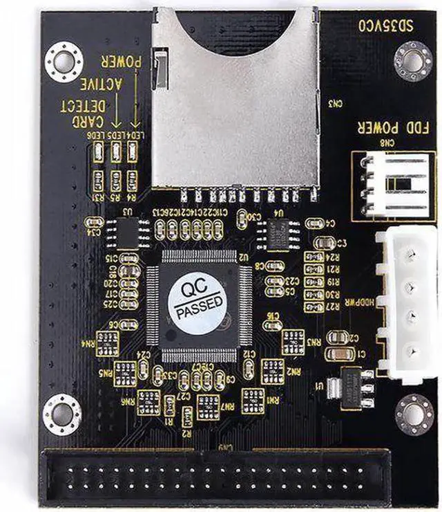 Alt view image 2 of 4 - JAENFONG 3.5" 40Pin 40-Pin Male IDE To SD/SDHC/MMC memory Card SD to 3.5 IDE Adapter