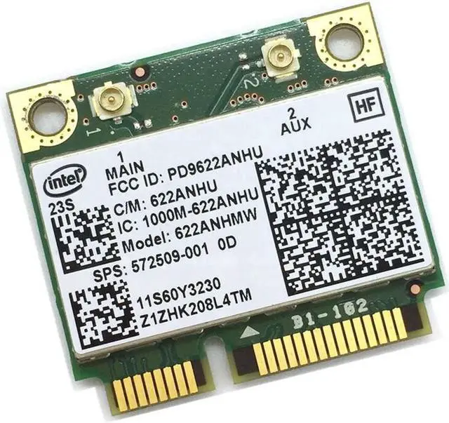 Alt view image 2 of 2 - JAENFONG For Intel 6200 622ANHMW Wireless Card 300Mbps HP Lenovo 572509-001 60Y3231 T410 T410i T510 T510i W510 T410s X201 X201i X201s