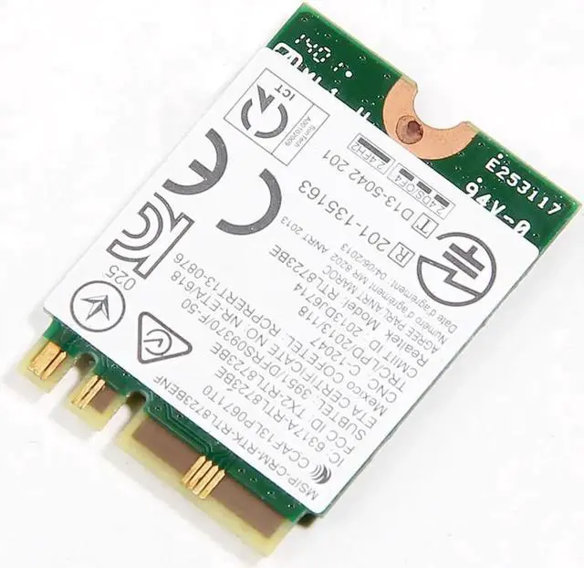 Alt view image 3 of 7 - JAENFONG RealTek RTL8723BE NGFF Wlan Wifi Bluetooth Card 802.11n for IBM Lenovo 04X6025