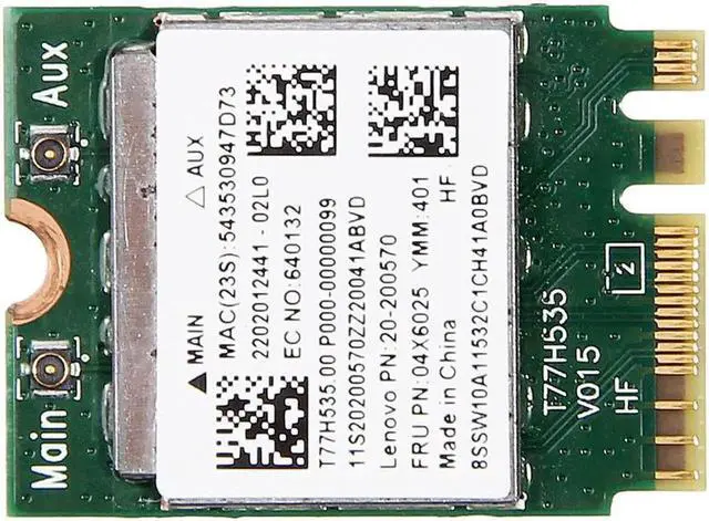 Alt view image 5 of 7 - JAENFONG RealTek RTL8723BE NGFF Wlan Wifi Bluetooth Card 802.11n for IBM Lenovo 04X6025