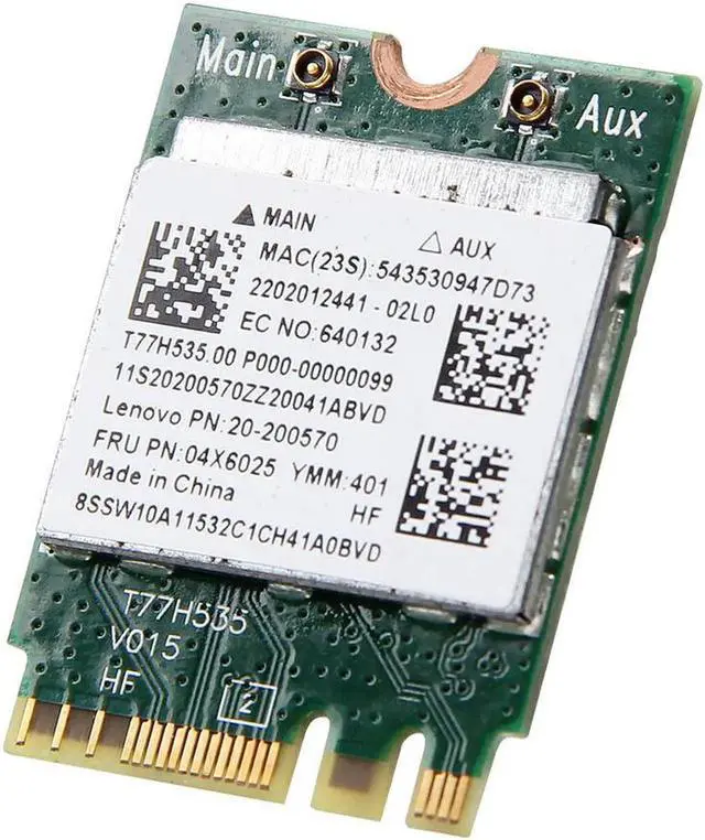 Alt view image 6 of 7 - JAENFONG RealTek RTL8723BE NGFF Wlan Wifi Bluetooth Card 802.11n for IBM Lenovo 04X6025