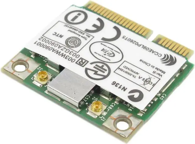 Alt view image 2 of 4 - JAENFONG Azurewave BCM943225HMB Wireless 300M Wifi wlan 802.11 N 3.0 Bluetooth BT Card