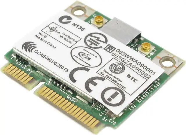 Alt view image 3 of 4 - JAENFONG Azurewave BCM943225HMB Wireless 300M Wifi wlan 802.11 N 3.0 Bluetooth BT Card