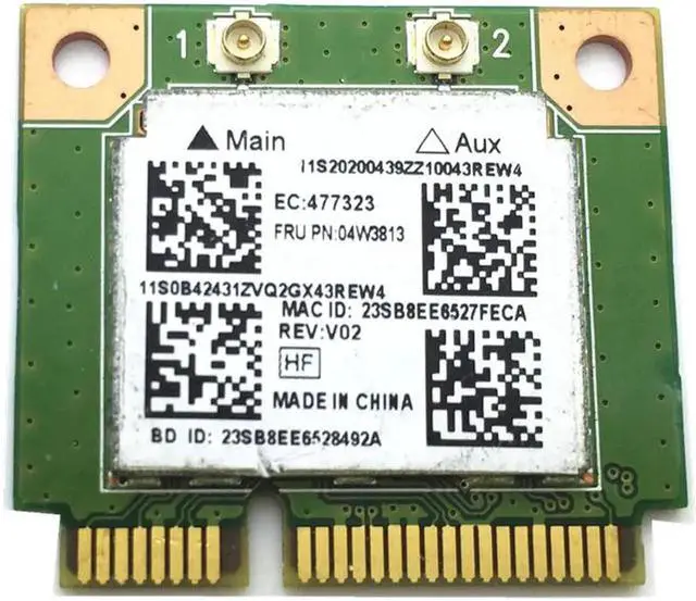 Main image of JAENFONG For Realtek RTL8723BE 802.11bgn + BT4.0 Wireless Card For Lenovo Thinkpad E540 S440 S540 FRU 04W3813
