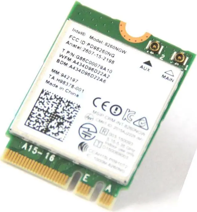 Main image of JAENFONG 8260NGW 8260 Dual Band WiFi 867Mbps Bluetooth 4.2 NGFF Card For Laptop Network