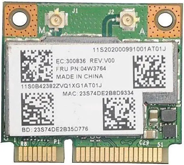 Main image of JAENFONG Thinkpad E430 E431 E435 E530 U310 04W3764 WiFi+Bluetooth 4.0 Wifi Card 2.4/5GHZ