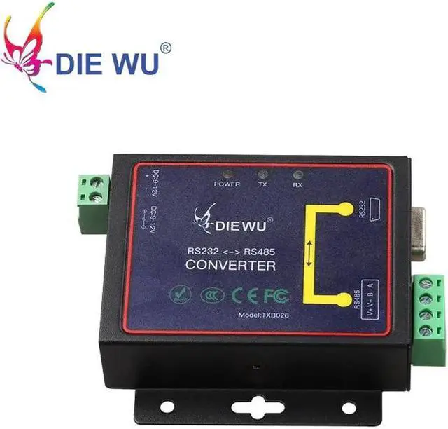 Alt view image 2 of 5 - JAENFONG Active RS232 to RS485 Cable converter with power supply