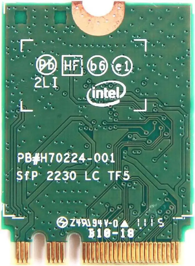 Alt view image 2 of 5 - JAENFONG 802.11AC 8260NGW 2.4/5GHz+Bluetooth4.2 NGFF Wi-Fi Card 867M