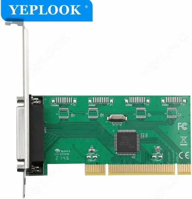 Alt view image 5 of 6 - JAENFONG PCI to DB25 25Pin Parallel Port LPT Printer PCI to Parallel Expansion Card Adapter Controller Chipset TXIC/TX382A for Desktop PC