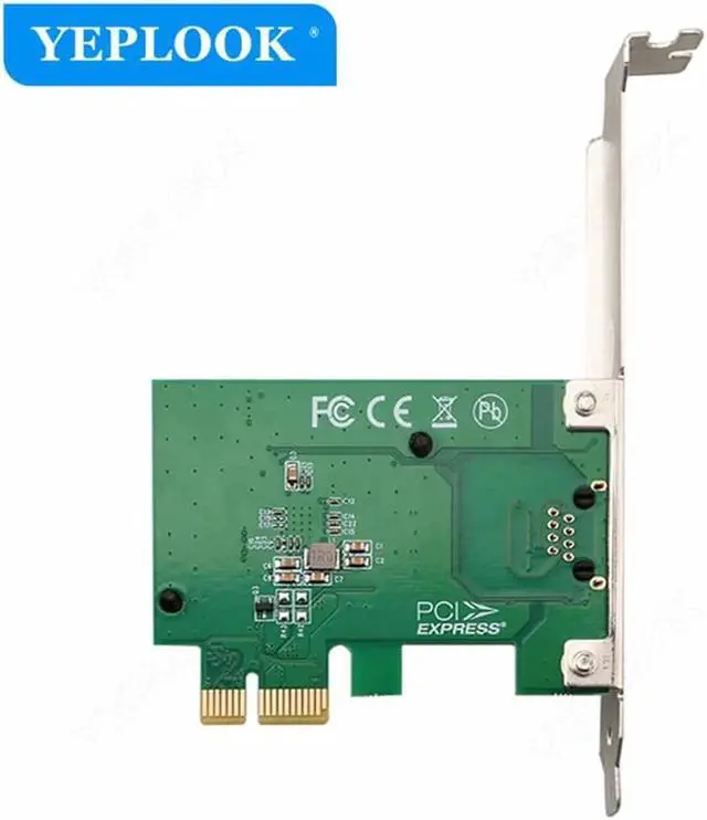 Alt view image 3 of 5 - JAENFONG PCIe x1 10/100/1000Mbps 1 Gigabit RJ45 Network Card Server Controller Adapter Chipset Intel 82574 NIC PCI Express Interface Card